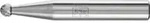 PFERD TOOLS Hartmetall Fr&auml;sstift Kugel KUD &Oslash; 04x03 mm Schaft-&Oslash; 6 mm Z3P universal