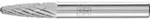 PFERD TOOLS Hartmetall Fr&auml;sstift Rundbogen RBF &Oslash; 06x18 mm Schaft-&Oslash; 6 mm Z3P