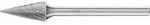 PFERD TOOLS Hartmetall Fr&auml;sstift Spitzkegel SKM &Oslash; 06x13 mm Schaft-&Oslash; 3 mm Z5