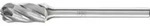 PFERD TOOLS Hartmetall Hochleistungsfr&auml;sstift ALU Walzenrund WRC &Oslash; 06x13mm