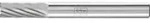 PFERD TOOLS Hartmetall Fr&auml;sstift Zylinder ZYAS stirnverzahnt &Oslash; 06x16 mm Schaft-&Oslash; 6