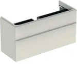 Geberit Waschtischunterschrank Smyle Square 118,4x61,7x47cm, sandgr. hgl, 2 Laden