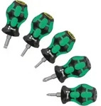 Wera Stubby Set 2 Schraubendrehersatz, 5-teilig
