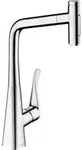 hansgrohe Sp&uuml;ltisch-Einhebelmischer 320 Metris Select M71 mit Ausziehbrause, 2jet,