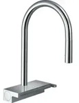 hansgrohe Sp&uuml;ltisch-Einhebelmischer 170 Aquno Select M81 mit Ausziehbrause, 3jet,