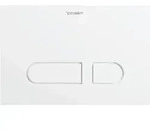Duravit Bet&auml;tigungsplatte DuraSystem 21,7x14,7cm, Kunststoff wei&szlig;, f&uuml;r WC