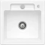 V&B Sp&uuml;le Siluet 50 S m Abl.garn, Exzenter, we alp CeramicPlus