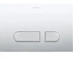 Duravit Bet&auml;tigungsplatte DuraSystem 21,7x14,7cm, Kunststoff chr hgl, f&uuml;r WC