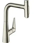 hansgrohe Sp&uuml;ltisch-Einhebelmischer Talis Select-M51-220 Edelstahl-optik,