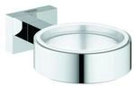 Grohe Halter Essentials Cube chrom, f&uuml;r Glas, Seifenspender/-schale (40508001)