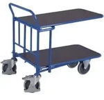 VARIOfit C+C Wagen mit 2 Ladefl&auml;chen aus Siebdruckplatte 1.030 x 700 mm