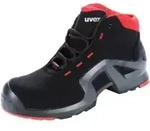 uvex Schn&uuml;rstiefel schwarz/rot uvex 1 x-tended support, S3, EU-Schuhgr&ouml;&szlig;e: 38