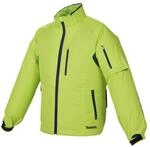 Makita DFJ212Z2XL Akku-Klimajacke in gelb, Gr&ouml;&szlig;e 2XL, ohne Akku und Ladeger&auml;t)