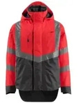 Mascot Harlow Jacke Gr&ouml;&szlig;e S, hi-vis rot/dunkelanthrazit