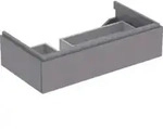 Geberit Waschtischunterschrank Xeno2 88x22x46,2cm, m La., m Abl, struk./s.gr