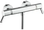 hansgrohe Brausethermostat Ecostat Comf. Care 350x103mm, AP, m ex. lang. Griffen, chr