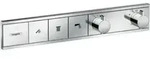 hansgrohe Fertigmontageset RainSelect UP-Thermostat, 3 Verbraucher, chrom