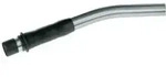 Nilfisk Handrohr gebogen, 36 mm Durchmesser, Edelstahl