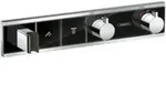 hansgrohe Fertigmontageset RainSelect UP-THM, m i. Brauseha., 2 Verbr., sw/vc