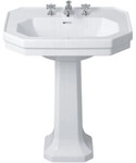Duravit Stands&auml;ule 1930 29,6x30cm, f WT 043880, 043870, wei&szlig;