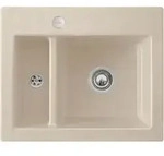 V&B Sp&uuml;le Subway 60 XM m Abl.garn, Exzenter, almond CeramicPlus