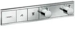 hansgrohe Fertigmontageset RainSelect UP-Thermostat, 2 Verbraucher, chrom