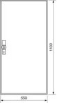 Hager Z&auml;hlerschrank,universZ 1100x550x160,IP44 ZB32ES