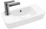 V&B Handwaschbecken O.NOVO Compact 50x25cm, HL L durch-, R vorg., &Uuml;L, we C+