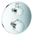 Grohe Fertigmontageset Grohtherm chr, UP-Wannen-Thermostat mit 2-Wege-Umstellung