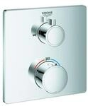 Grohe Fertigmontageset Grohtherm chr, UP-Wannen-Thermostat mit 2-Wege-Umstellung