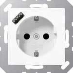 Jung SCHUKO Steckdose mit USB Typ A A1520-18AWW