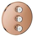 Grohe Fertigset Grohtherm Smartcontrol warm sunset, rund, UP-Ventil 3-fach (29122DA0)