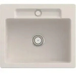 V&B Sp&uuml;le Siluet 60 S m Abl.garn, rd m Hand., crema C-plus