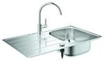 Grohe Einbausp&uuml;le-Set K200 86x50cm, 1 Be, m EH-Sp&uuml;ltischarmatur, ES (31562SD1)