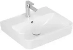 V&B Waschtisch O.NOVO 55x46cm, eck, m HL, mit &Uuml;berlauf, wei&szlig;