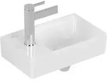 V&B Handwaschbecken AVENTO 36x22cm, 1 HL, o &Uuml;L, rechts, wei&szlig; C-plus