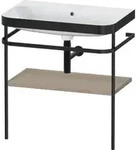 Duravit M&ouml;belwaschtisch-Kombi Happy D.2 Plus 77,5x49cm, o. HL, lei, mit