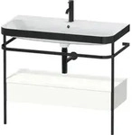 Duravit M&ouml;belwaschtisch-Kombi Happy D.2 Plus 97,5x49cm, 1 HL, w m, m Konso, 1 Lad