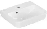 V&B Handwaschbecken O.NOVO 45x37cm, eck, m HL, mit &Uuml;berlauf, wei&szlig;