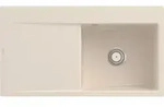 V&B b&uuml;ndige Sp&uuml;le Subway Style 50 Flat re, m Abl.garn, Hand., ivory CeramicPlus