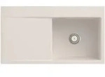 V&B b&uuml;ndige Sp&uuml;le Subway Style 50 Flat re, m Abl.garn, Hand., crema CeramicPlus