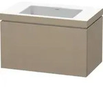 Duravit Waschtischunterschrank c-bonded L-Cube 80x48cm, o. Hahnl., lei, 1 Ausz.,