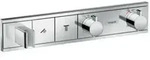 hansgrohe Fertigmontageset RainSelect UP-THM, m int. Brauseha., 2 Verbr., chr