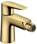 hansgrohe Bidet-Einhebelmischer Talis E m Zugst.Abl.Gar., polished gold optic