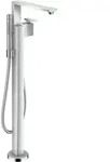 hansgrohe Wannen-Einhebelmischer Axor Edge A 255mm, bodensteh., Diamantschl., chr