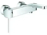 Grohe Wannen-Einhebelmischer PLUS chrom, Laminarstrahlregler, Wandmontage