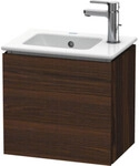 Duravit Waschtischunterschrank L-Cube 42x29,4x40cm, wandh&auml;ngend, T&uuml;r li, Nussb geb.