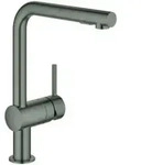 Grohe Sp&uuml;ltisch-Einhebelmischer Minta 1/2", L-Ausl., ausz Dual-Br., h gra geb.