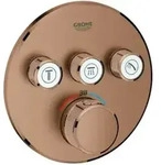 Grohe Fertigset Grohtherm Smartcontrol w suns geb., rd, UP-THM, 3 Absperrvtl.