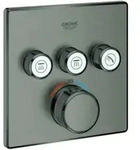 Grohe Fertigset Grohtherm Smartcontrol h grap geb., eck, UP-THM, 3 Absperrventil